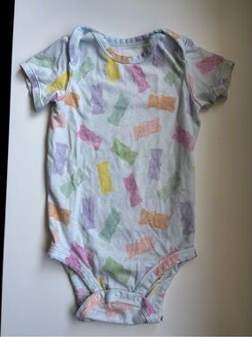 Loulou lollipop baby gummy bear onesie bodysuit 3-6m